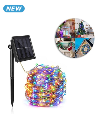 Solar-Girlande «Polaris», 300 LEDs, 32 m