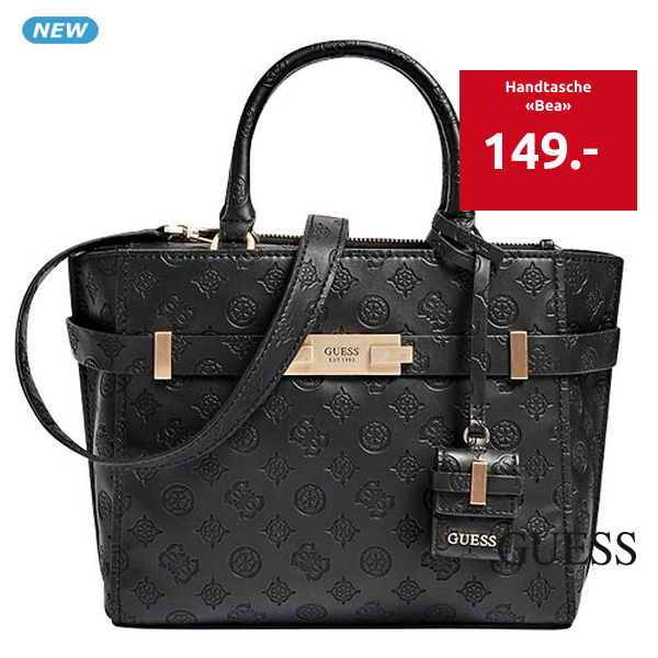 GUESS Handtasche «Bea», schwarz