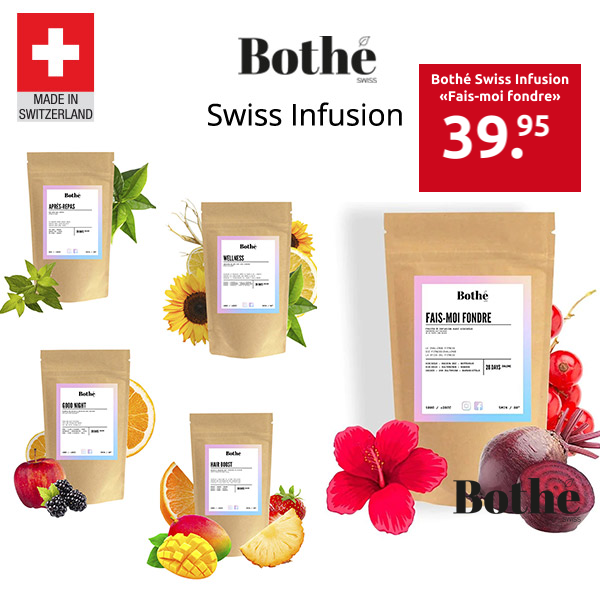 Bothé Swiss Infusion «Fais-moi fondre», Hibiskus/Rosinen/Rote Beete, 100 g