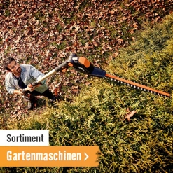 Gartenmaschinen im HORNBACH Onlineshop