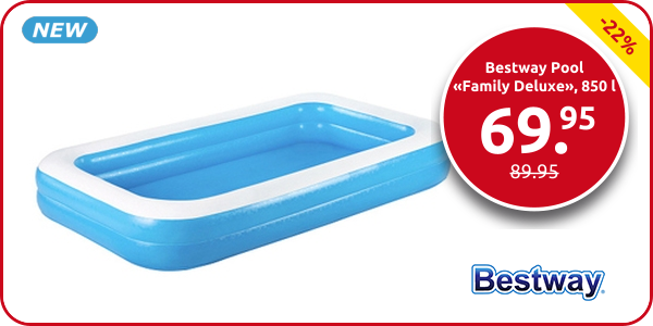 Bestway Pool «Family Deluxe», 850 l