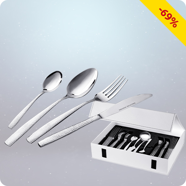 Besteckkoffer, weiss