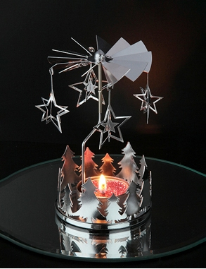 Teelichthalter «Karussell» aus Metall