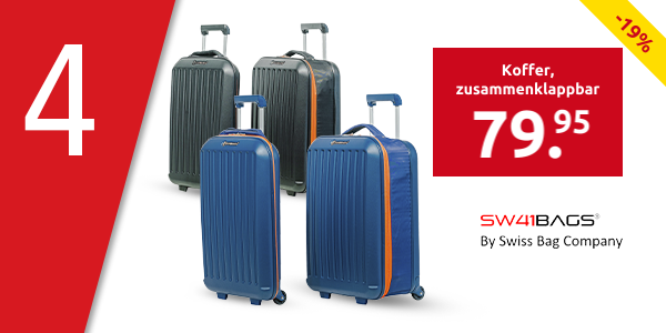 Swiss Bag Koffer «Trolley Cabine Easyjet», zusammenklappbar