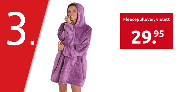 Fleecepullover, violett