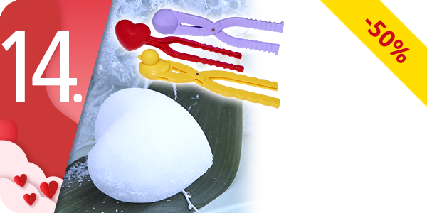 Schneeballzange, 3 Stück