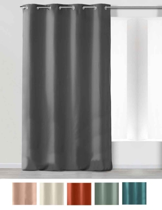 Duschvorhang «Vitamine», 180 x 200 cm, anthrazit