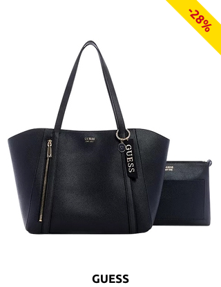 GUESS Handtasche «Naya», schwarz