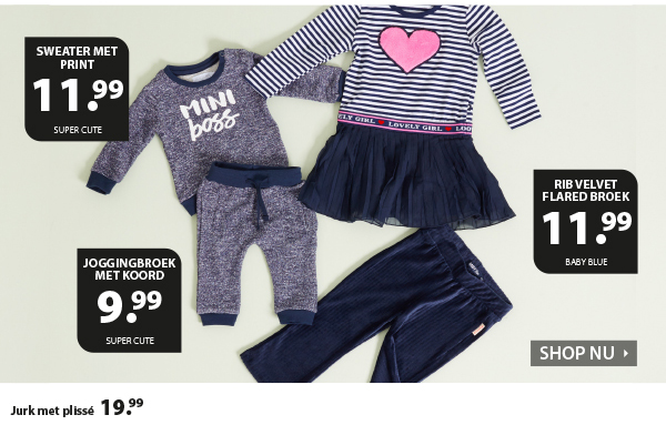 Nieuwe babykleding bij terStal