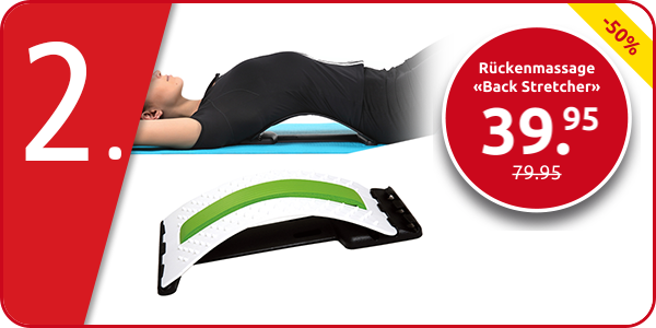 Rückenmassage «Back Stretcher» zur Dehnung