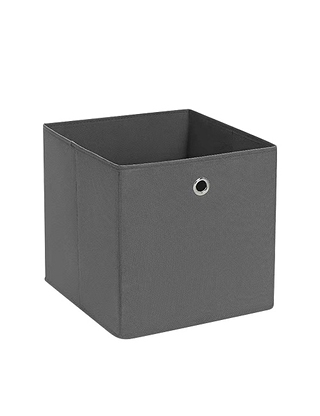 Aufbewahrungsbox aus Vlies, grau