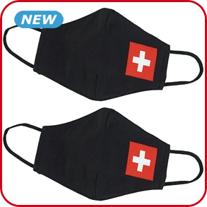 Mund-Nasen-Schutz «Schweiz», 2 Stück