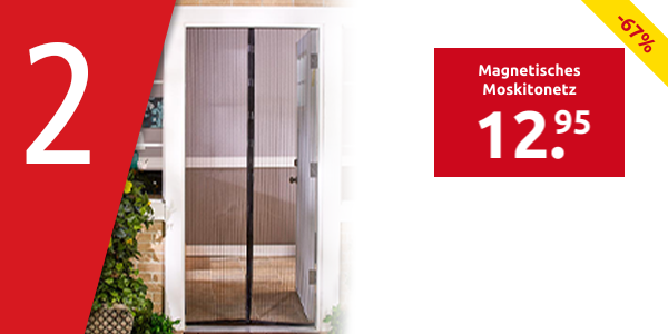 Magnetisches Moskitonetz