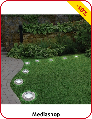 Disk Lights LED, 4er-Set