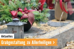 Grabgestaltung zu Allerheiligen