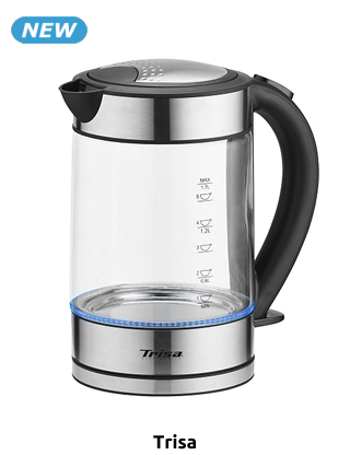 Trisa Wasserkocher «Compact Boil», 1,7 l, mit LED und Tassen-Graduierung