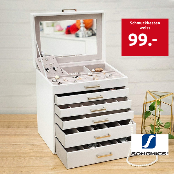 Schmuckkasten weiss