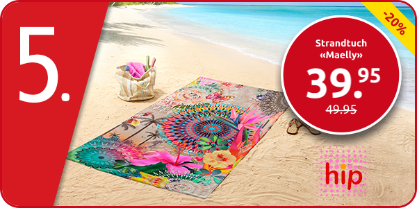 Strandtuch «Maelly», 100 x 180 cm