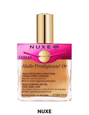 NUXE «Huile prodigieuse» Gold + GRATIS Armband, Limited Edition