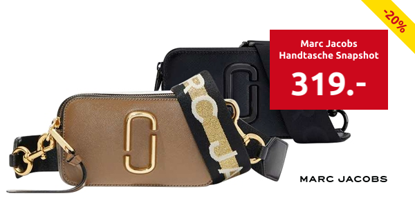Marc Jacobs Handtasche Snapshot, schwarz