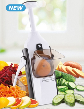 Livington Gemüsehobel «Turbo cut», klappbar, 43,7x15,7x10,8 cm