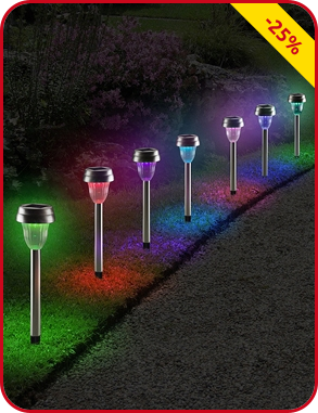 Solarlampen «Multicolor», 10 Stück