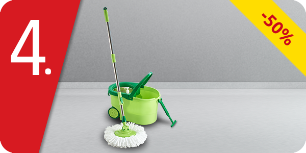 Easy Mopp mit Doppelschleuder Easy Mopp mit Doppelschleuder