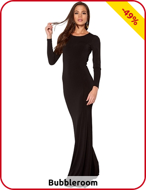 Bubbleroom Kleid, hinten mit Cut-out