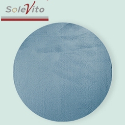 SOLEVITO Vloerkleed Romance iceblue ø 80 cm