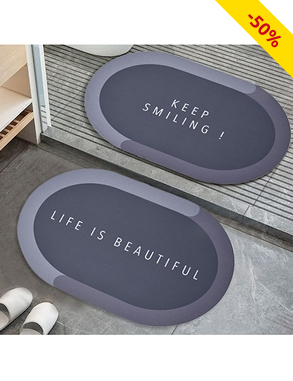 Badteppich «Quick Dry», 2 Stück im Set, 40 x 60 cm