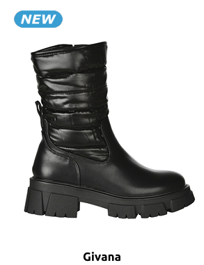 GIVANA Damenstiefel, im Chunky Boots-Style, schwarz