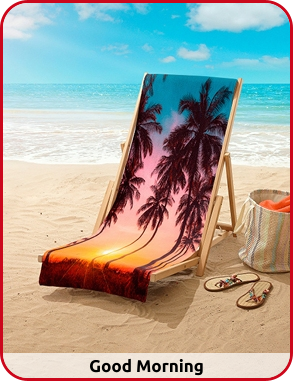 Strandtuch «Bora Bora», 100 x 180 cm