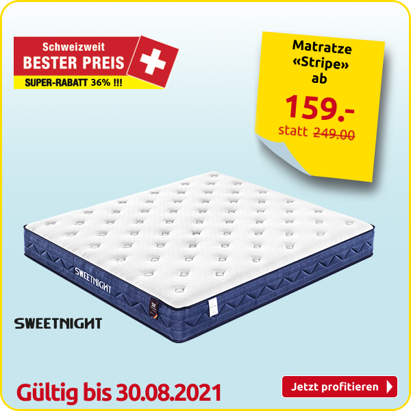 Matratze «Stripe», 90 x 200 cm