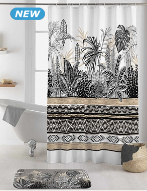Duschvorhang «Tikal», 180 x 200 cm