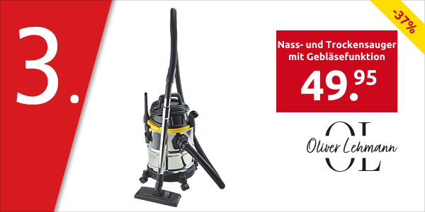 Oliver Lehmann Nass- und Trockensauger mit Gebläsefunktion