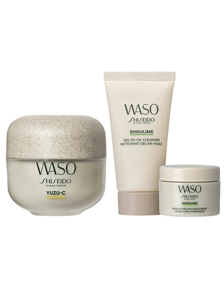SHISEIDO Nachtmasken-Set «Waso», 3-teilig