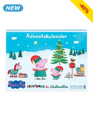 Adventskalender «Peppa Pig», 24 Spielfiguren
