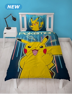 Garnitur «Pokémon» 160 x 200 + 65 x 100 cm