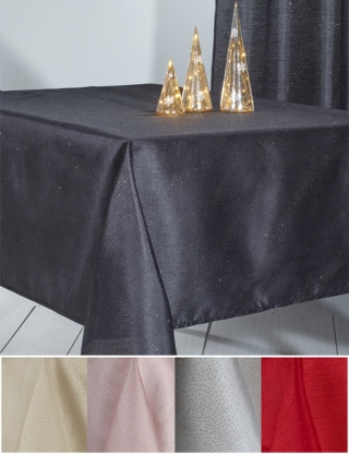 Tischdecke «Silk», elfenbein