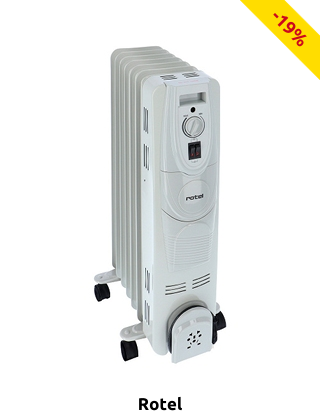 Rotel Ölradiator «7304CH», 3 Temperaturen, geräuschlos