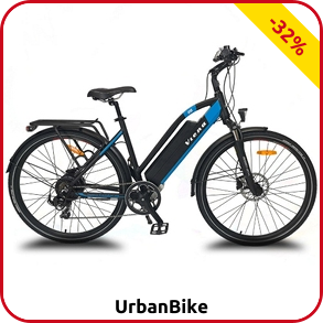 Elektrovelo «VIENA», blau/schwarz