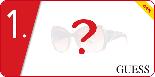 Sonnenbrille von Guess, braun mit Logodetails