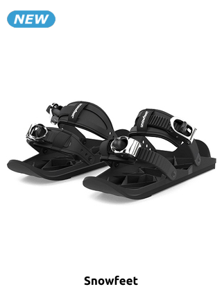 Mini-Skis «Snowfeet», zum Skiskaten