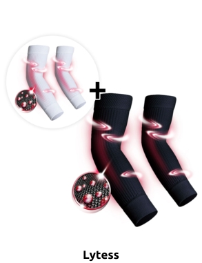 Lytes, Ärmel im 2er-Pack, weiss/schwarz