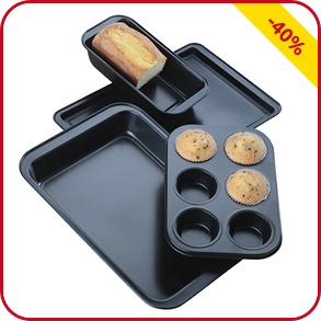 Backofen-Set, 4-teilig