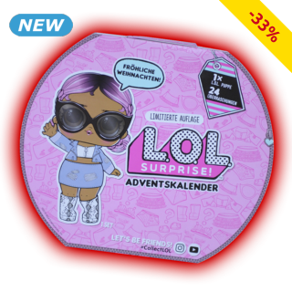 Adventskalender «L.O.L», 1 Puppe und 24 Accessoires