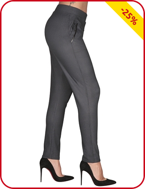 Komfortable Leggings, Grössen 46-56, anthrazit
