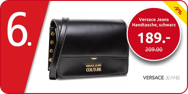 Versace Jeans Handtasche, schwarz