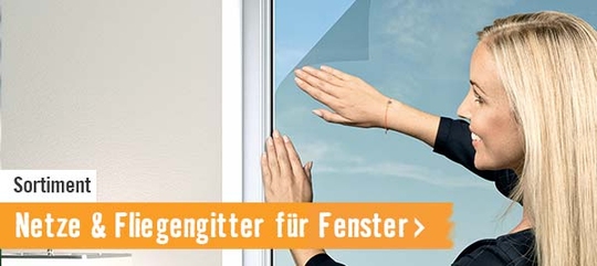 Netze und Fliegengitter für Fenster im HORNBACH Onlineshop