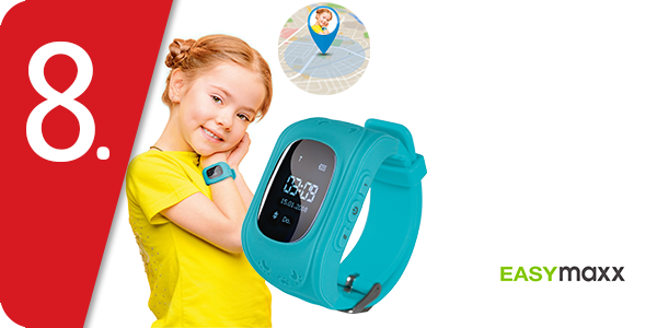 Kinder-Smartwatch Easymaxx, blau